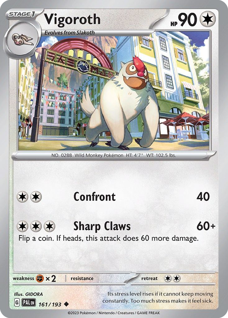 Vigoroth - Paldea Evolved - 161