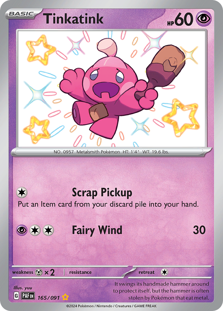 Tinkatink - Paldean Fates - 165