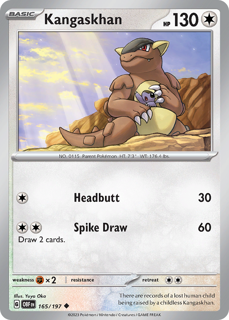 Kangaskhan - Obsidian Flames - 165