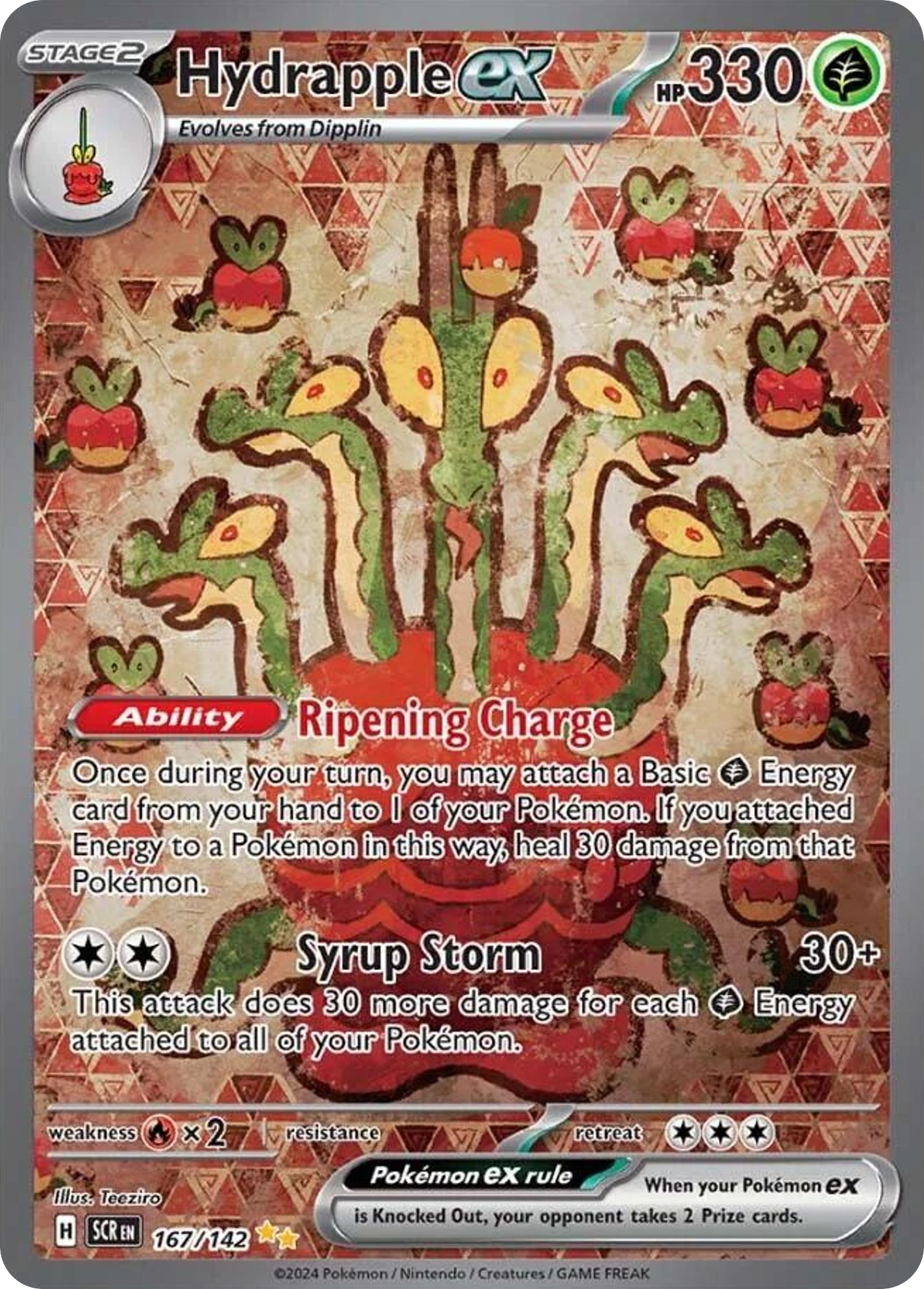 Hydrapple ex - Stellar Crown - 167