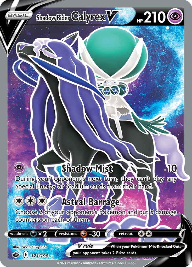 Shadow Rider Calyrex V - Chilling Reign - 171