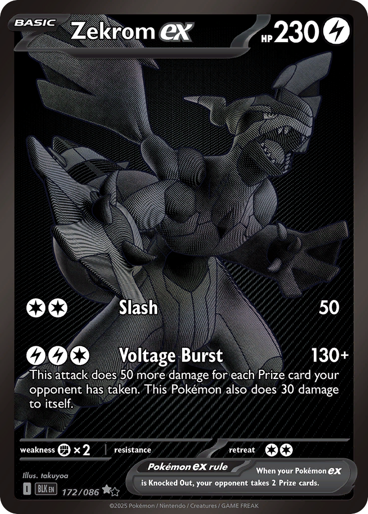 Zekrom ex - Black Bolt - 172