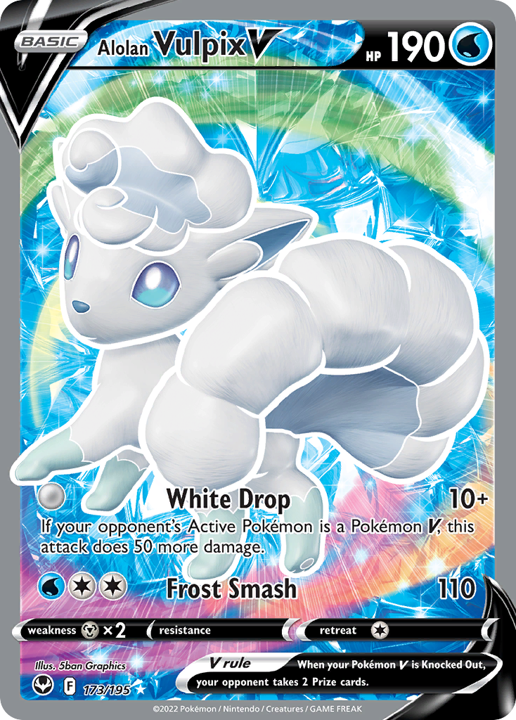 Alolan Vulpix V - Silver Tempest - 173