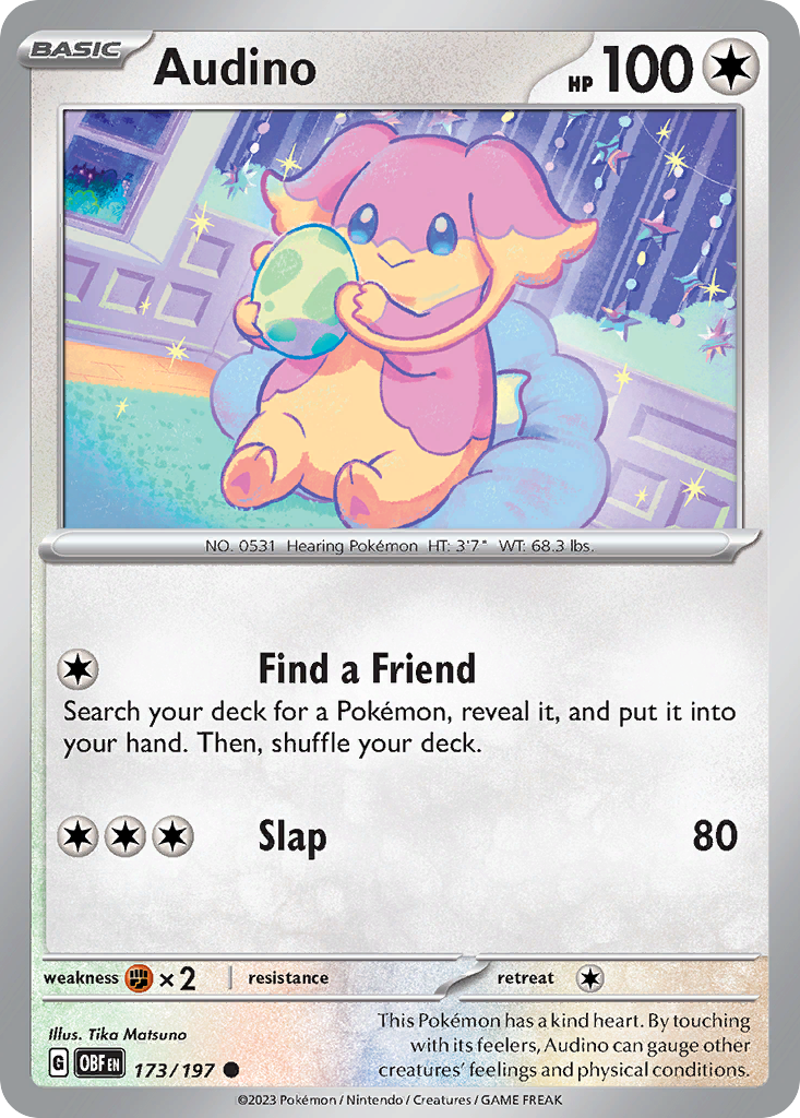 Audino - Obsidian Flames - 173