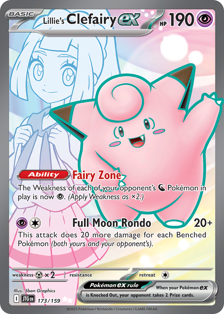 Lillie's Clefairy ex - Journey Together - 173