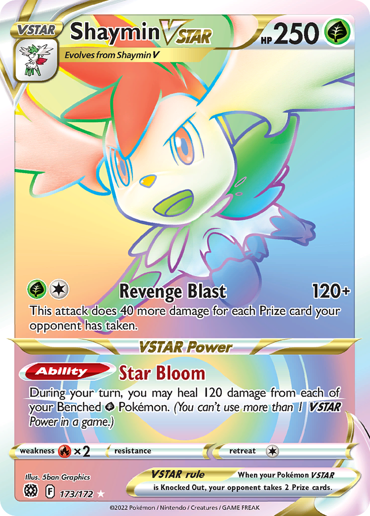 Shaymin VSTAR - Brilliant Stars - 173