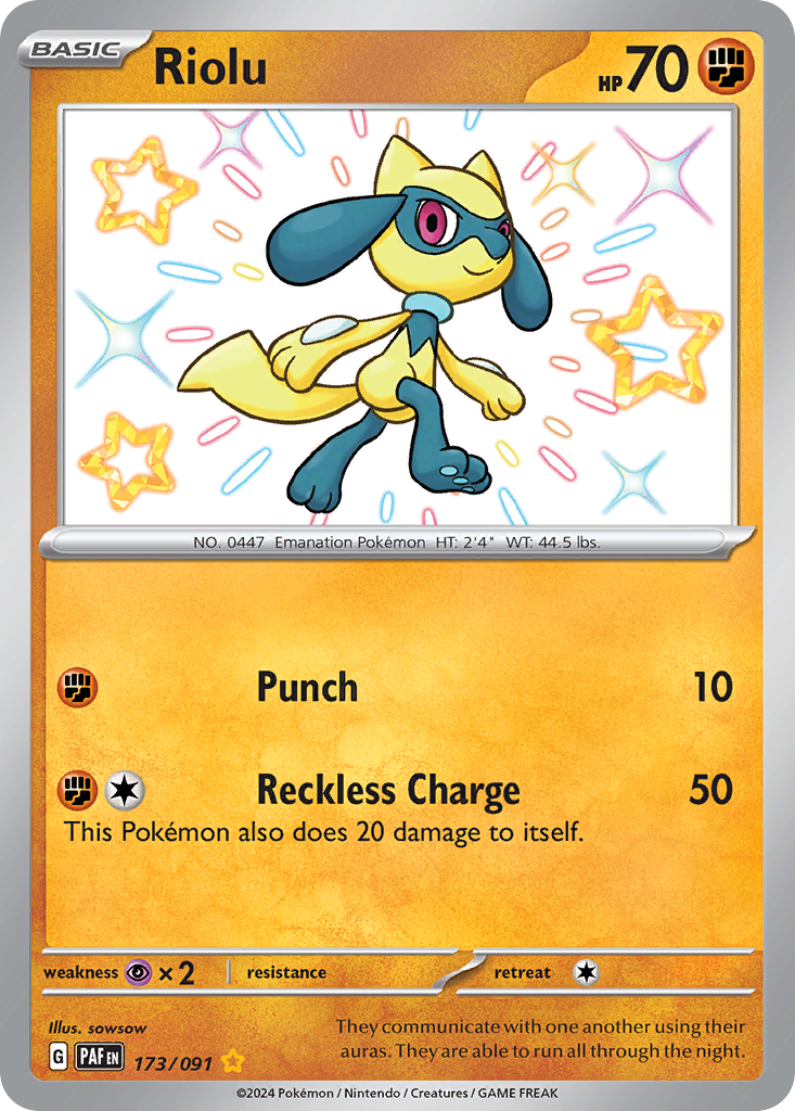Riolu - Paldean Fates - 173