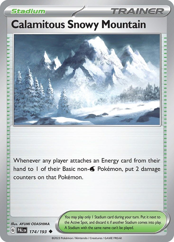 Calamitous Snowy Mountain - Paldea Evolved - 174