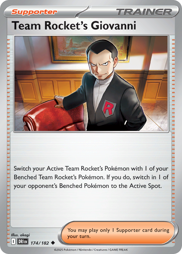 Team Rocket's Giovanni - Destined Rivals - 174