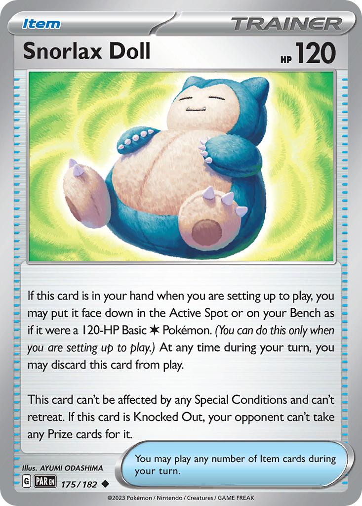 Snorlax Doll - Paradox Rift - 175