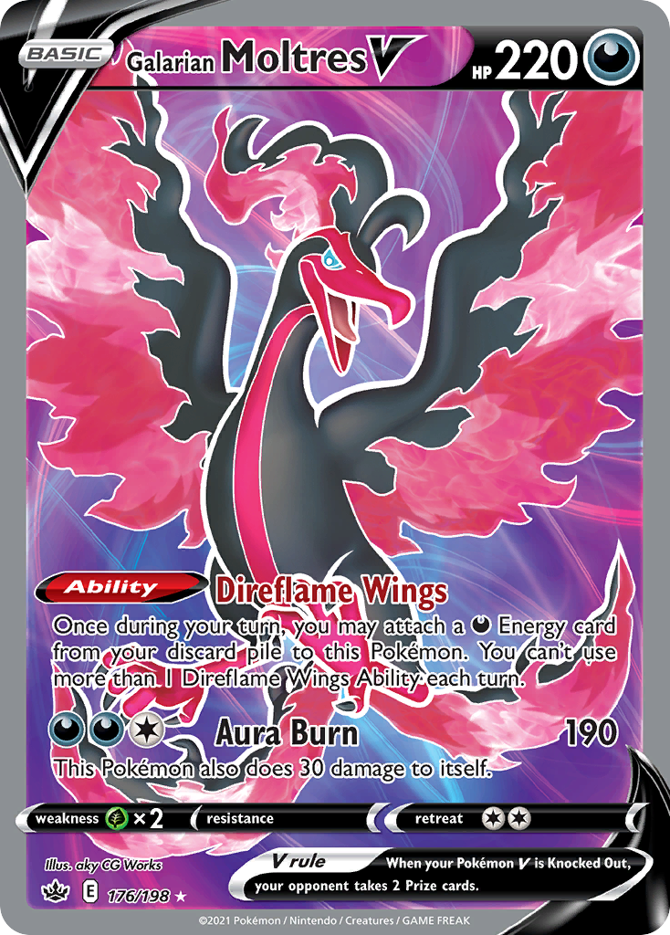 Galarian Moltres V - Chilling Reign - 176