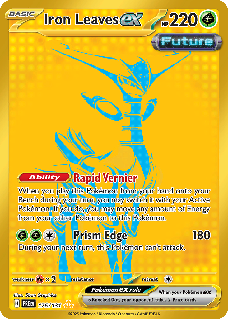 Iron Leaves ex - Prismatic Evolutions - 176
