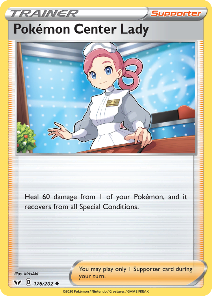 Pokémon Center Lady - Sword & Shield - 176