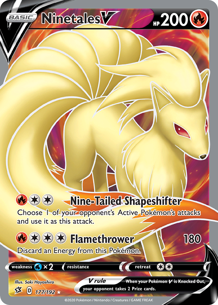 Ninetales V - Rebel Clash - 177