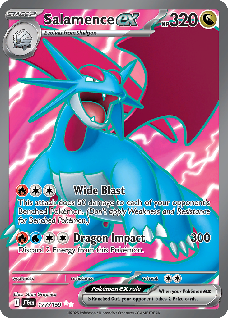 Salamence ex - Journey Together - 177