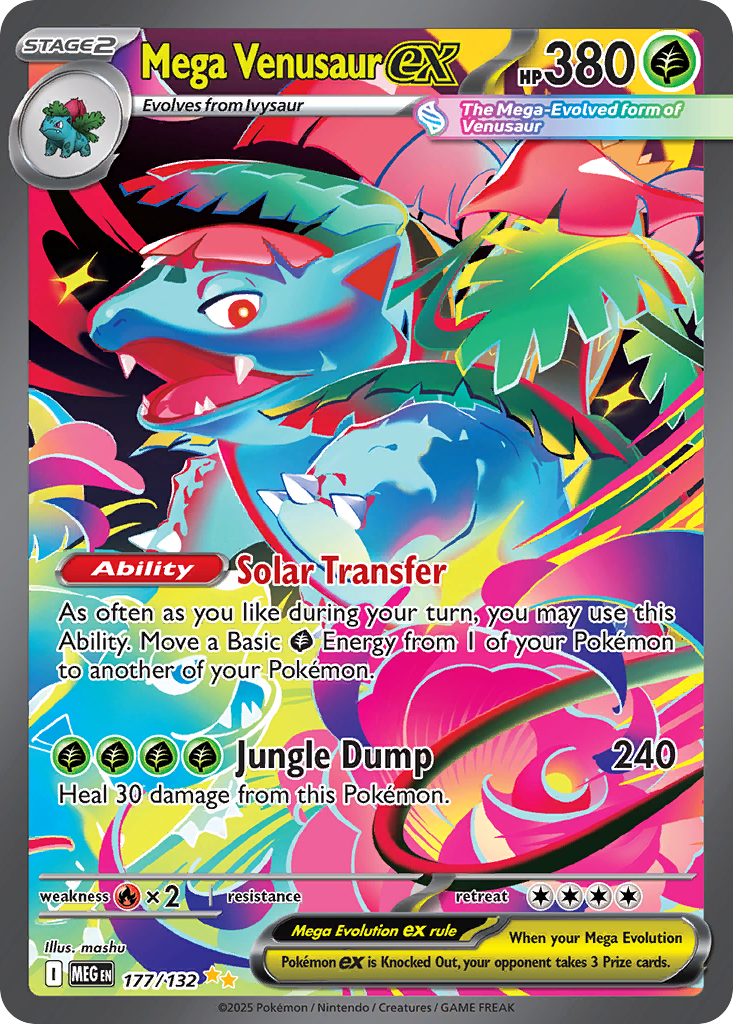 Mega Venusaur ex - Mega Evolution - 177
