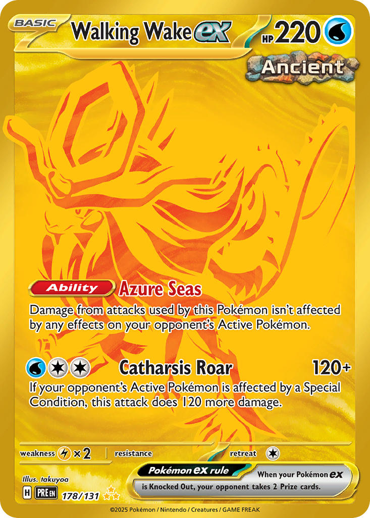 Walking Wake ex - Prismatic Evolutions - 178