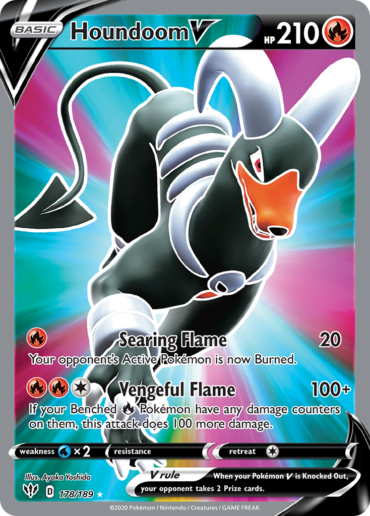 Houndoom V - Darkness Ablaze - 178