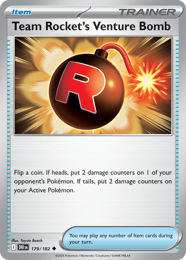 Team Rocket's Venture Bomb - Destined Rivals - 179