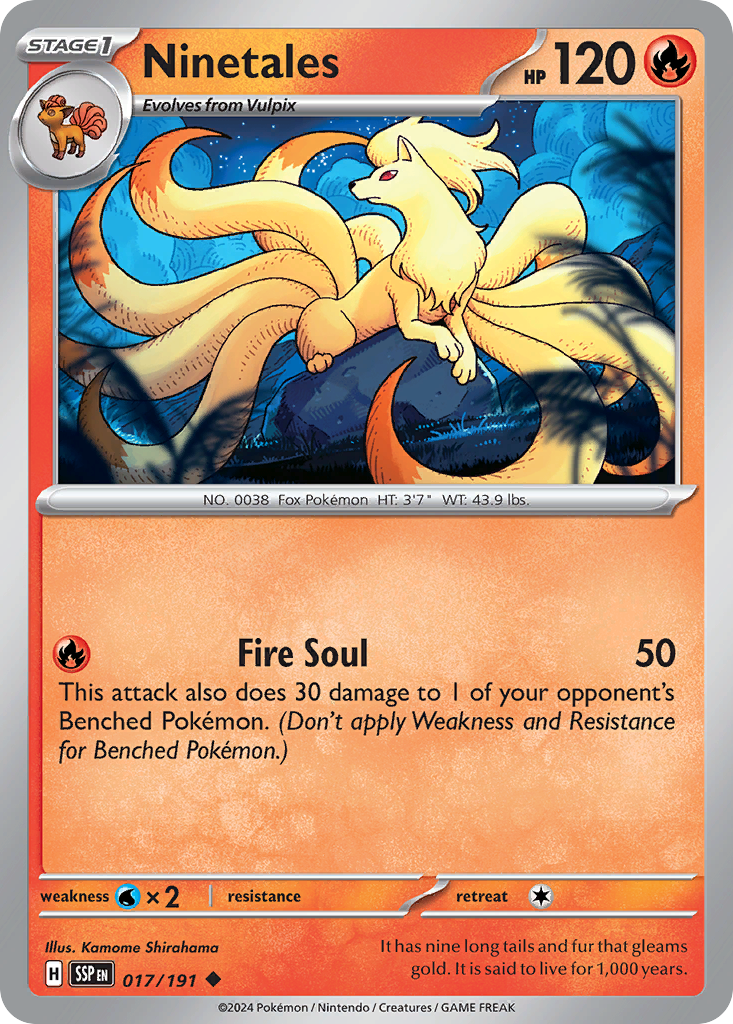 Ninetales - Surging Sparks - 017