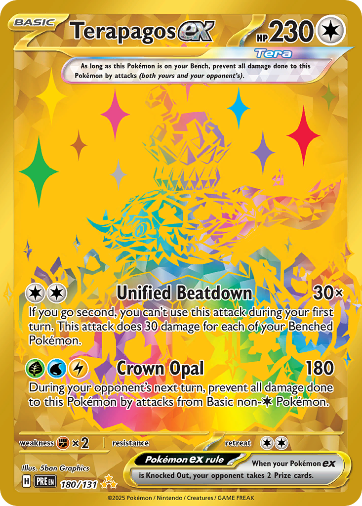 Terapagos ex - Prismatic Evolutions - 180