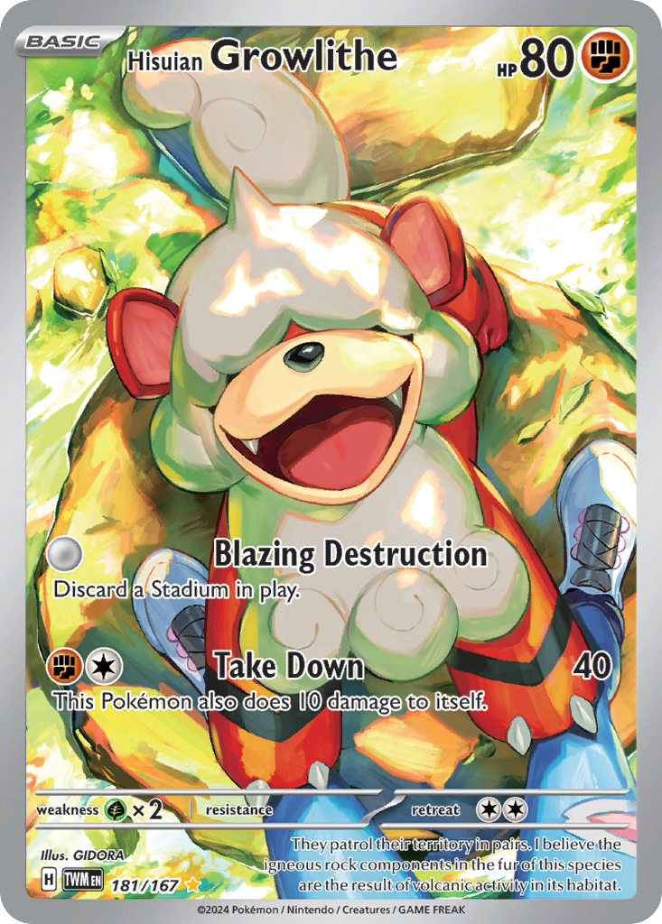 Hisuian Growlithe - Twilight Masquerade - 181