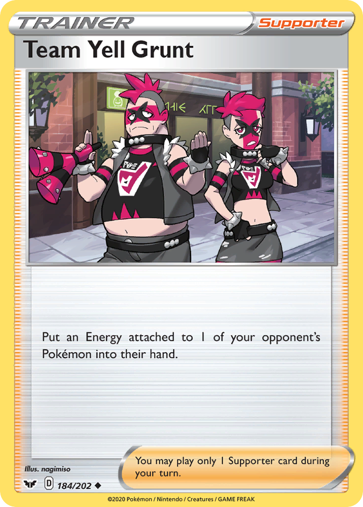 Team Yell Grunt - Sword & Shield - 184