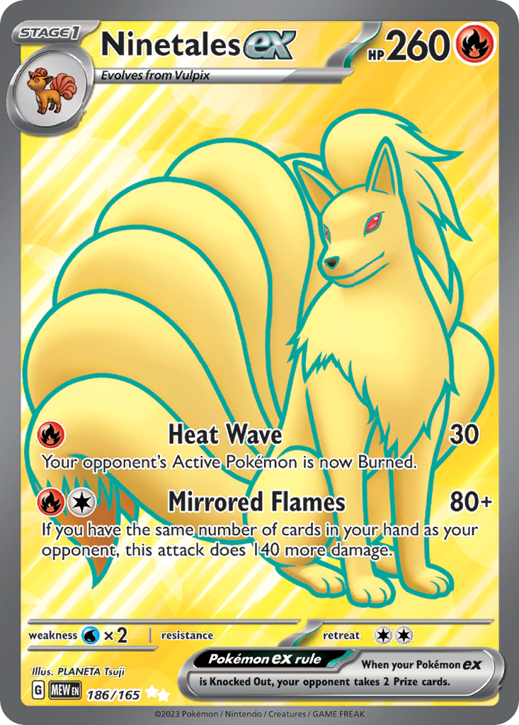Ninetales ex - 151 - 186