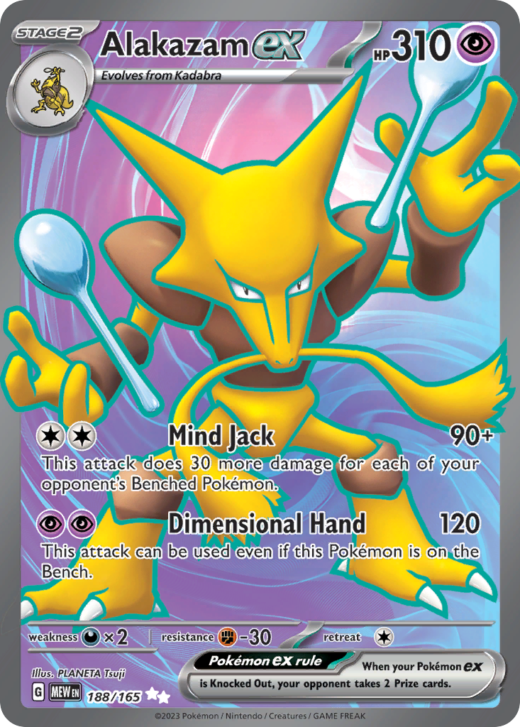 Alakazam ex - 151 - 188