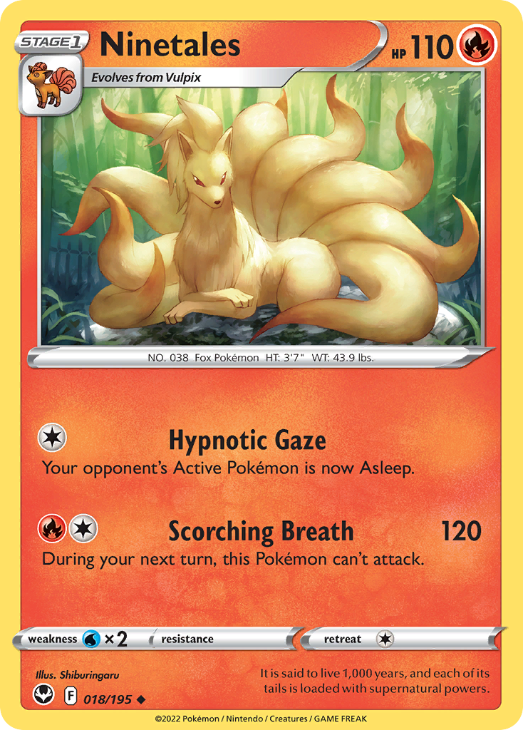 Ninetales - Silver Tempest - 018
