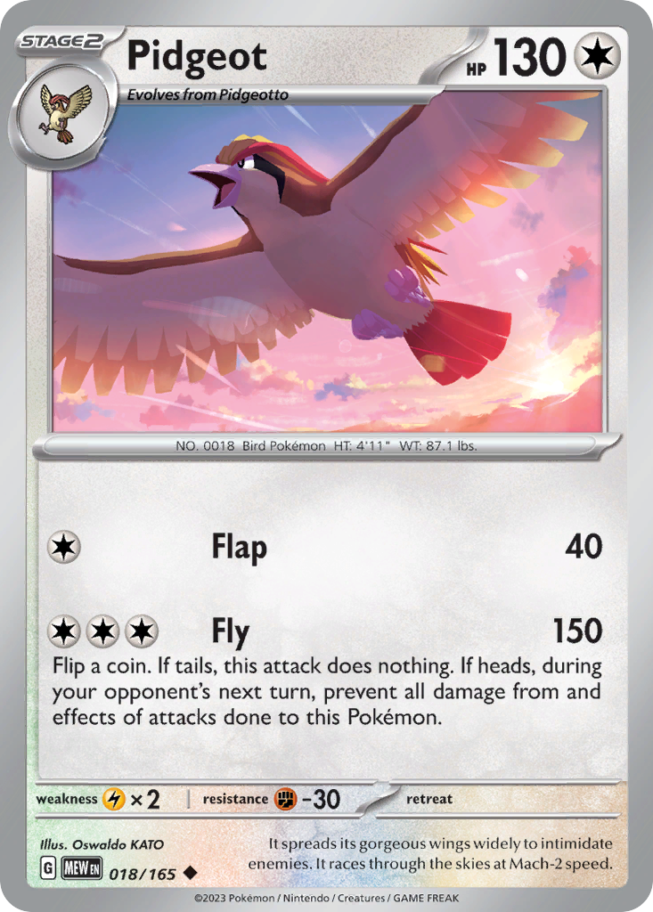 Pidgeot - 151 - 018