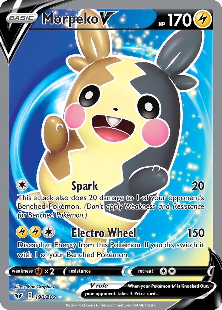 Morpeko V - Sword & Shield - 190