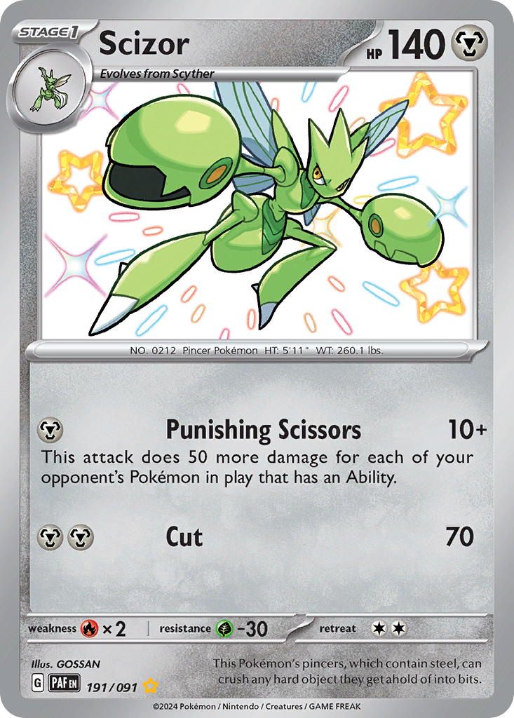 Scizor - Paldean Fates - 191