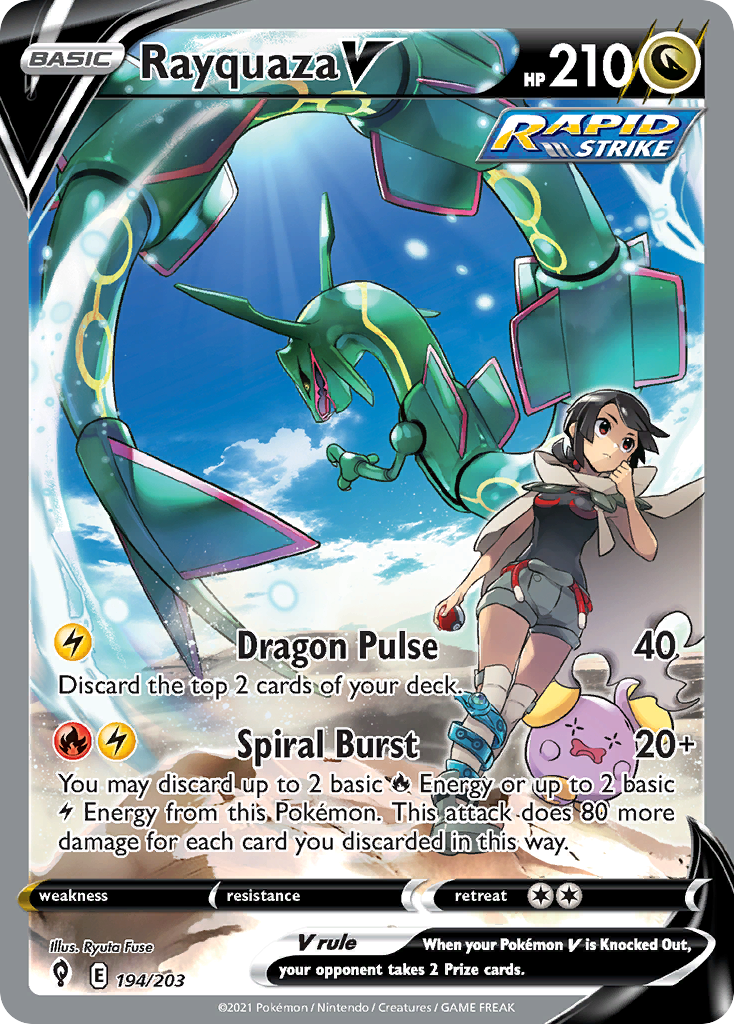 Rayquaza V - Evolving Skies - 194