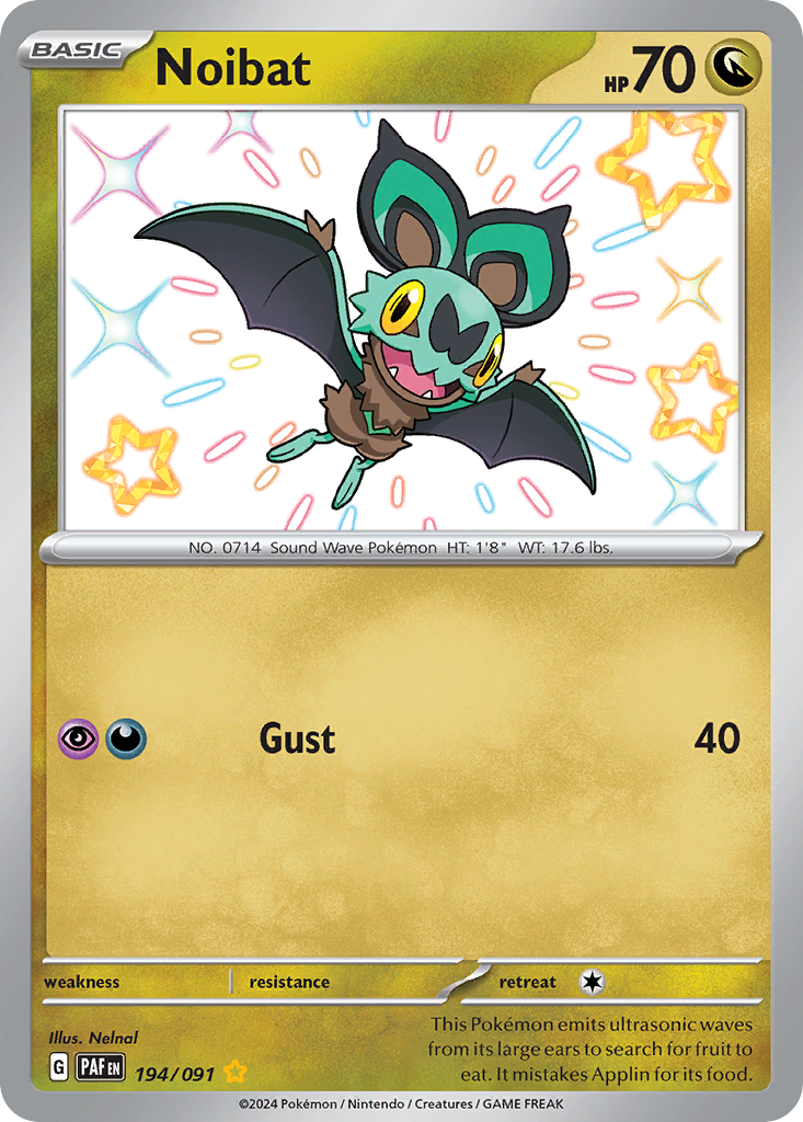 Noibat - Paldean Fates - 194