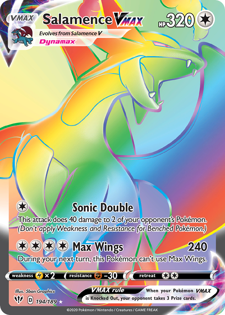 Salamence VMAX - Darkness Ablaze - 194