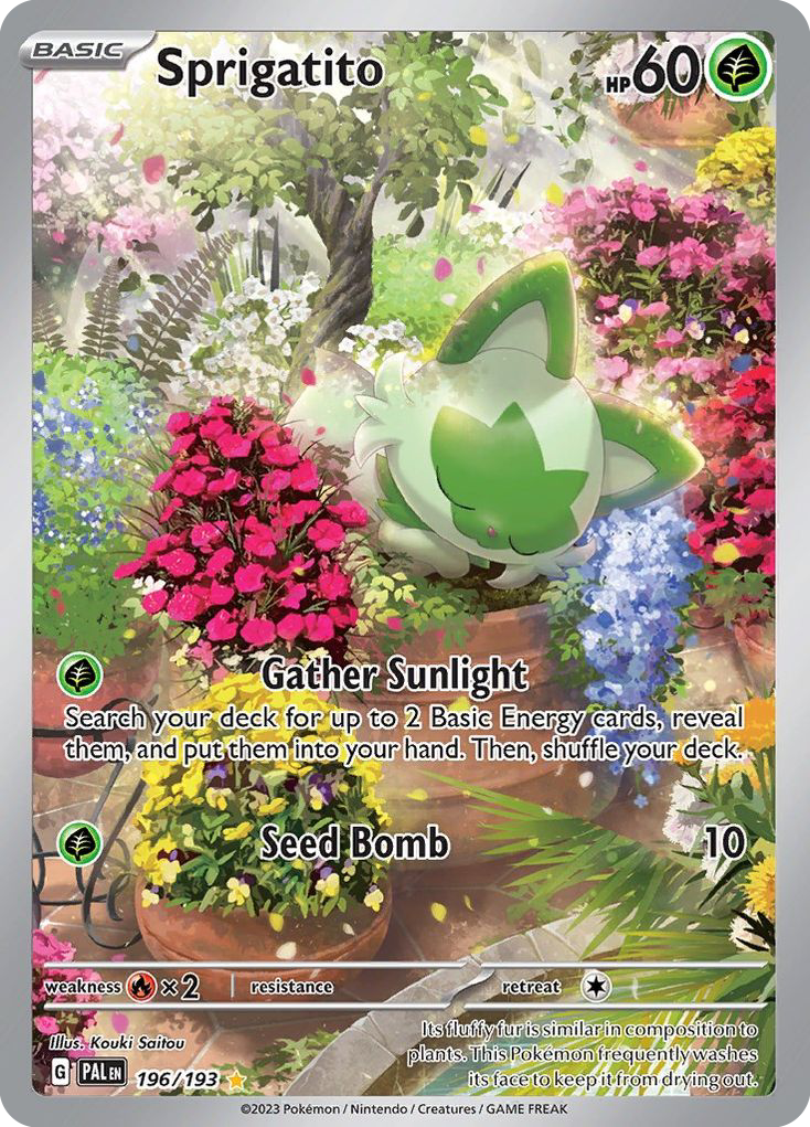 Sprigatito - Paldea Evolved - 196