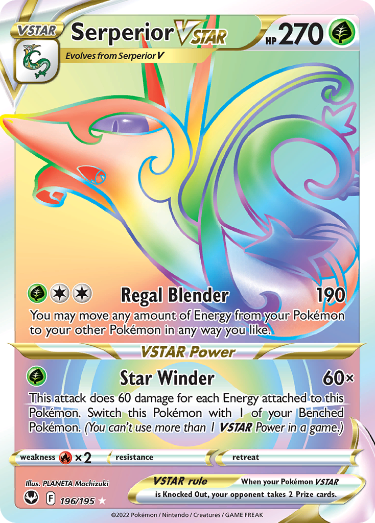 Serperior VSTAR - Silver Tempest - 196