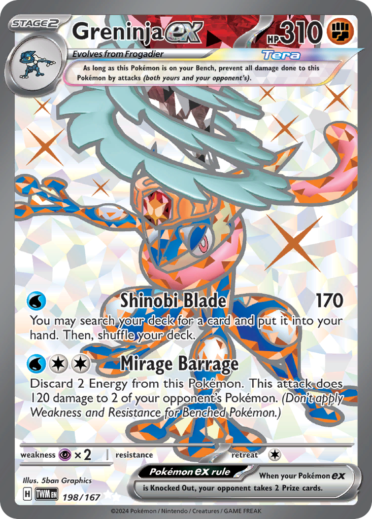 Greninja ex - Twilight Masquerade - 198