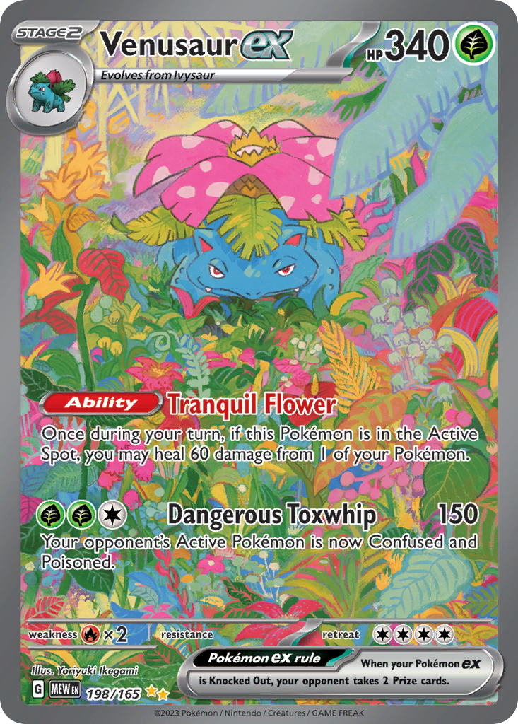 Venusaur ex - 151 - 198