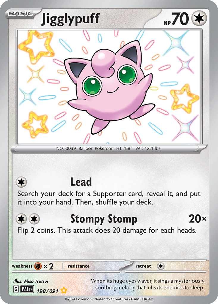 Jigglypuff - Paldean Fates - 198