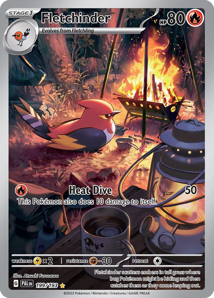 Fletchinder - Paldea Evolved - 199
