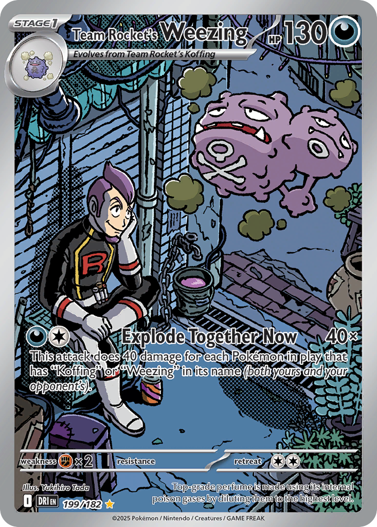 Team Rocket's Weezing - Destined Rivals - 199