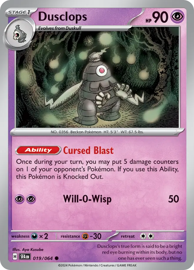 Dusclops - Shrouded Fable - 019