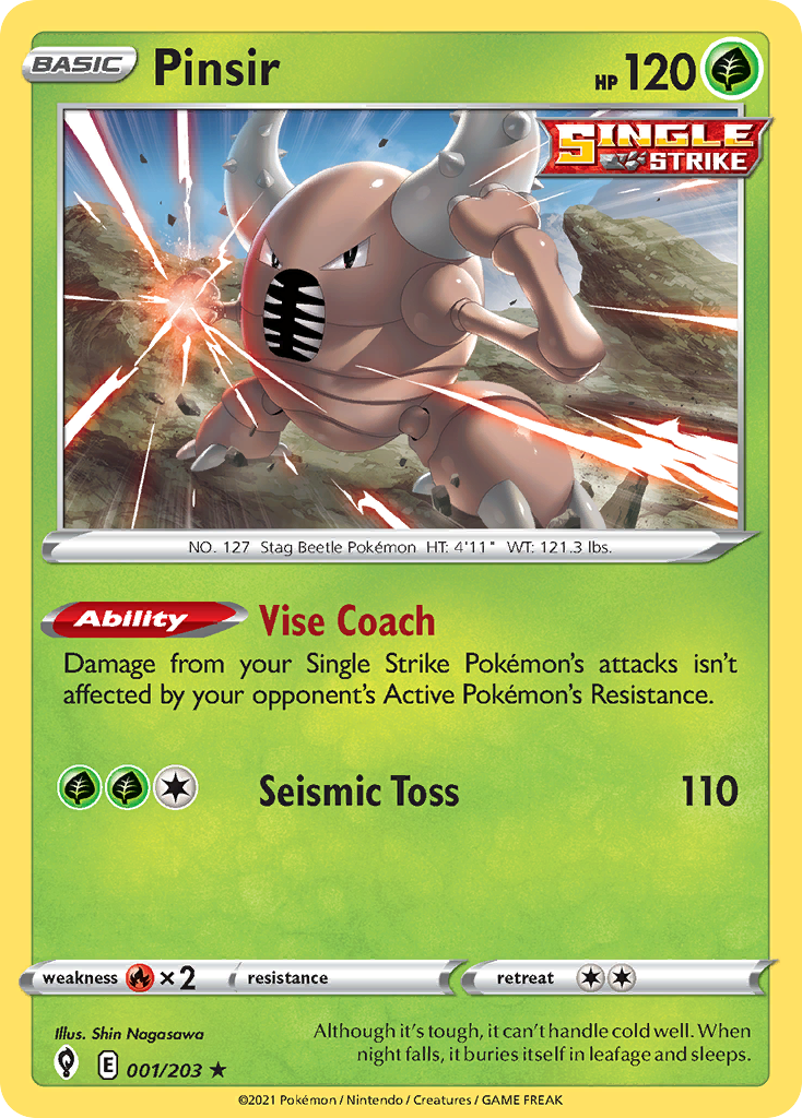 Pinsir - Evolving Skies - 001