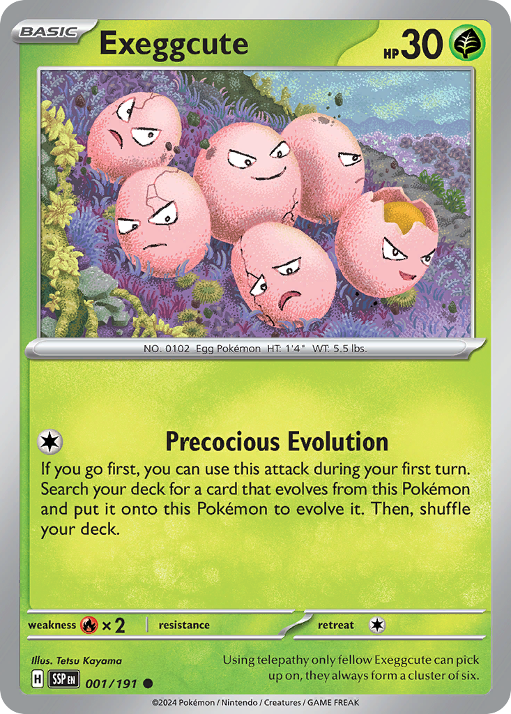 Exeggcute - Surging Sparks - 001