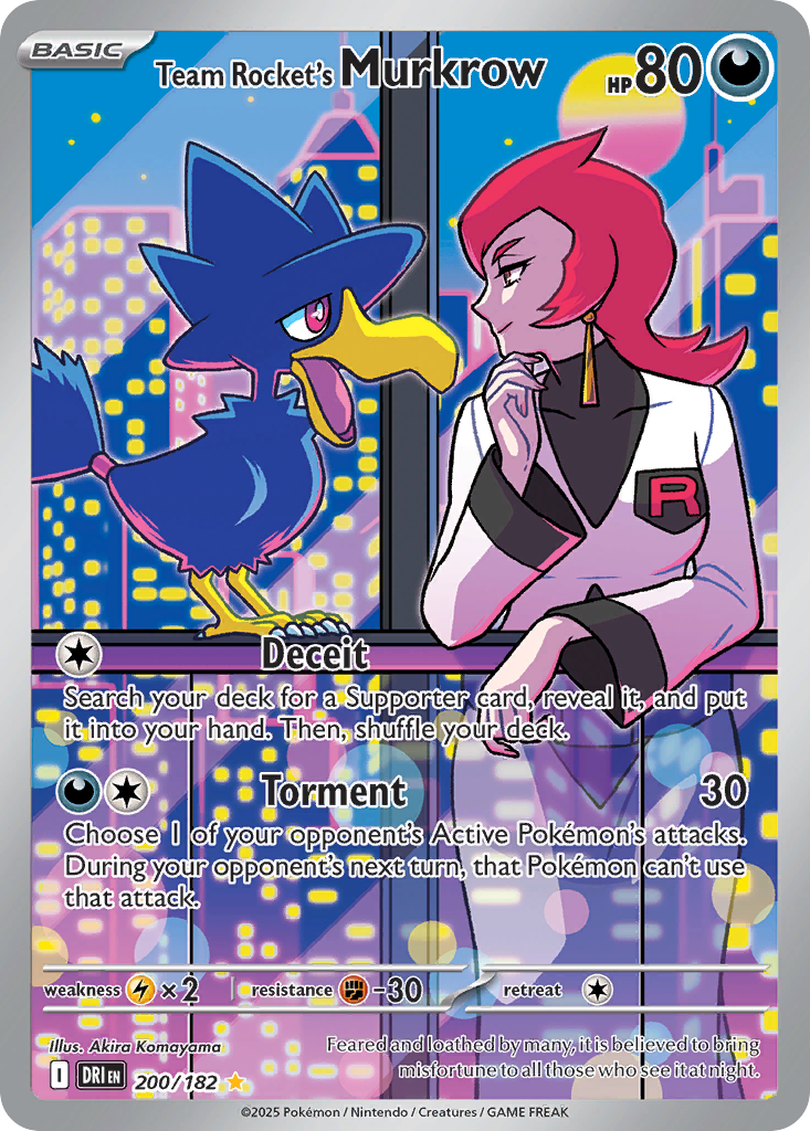 Team Rocket's Murkrow - Destined Rivals - 200