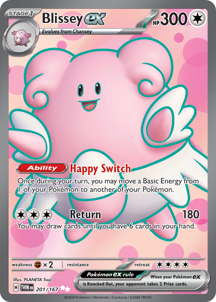 Blissey ex - Twilight Masquerade - 201
