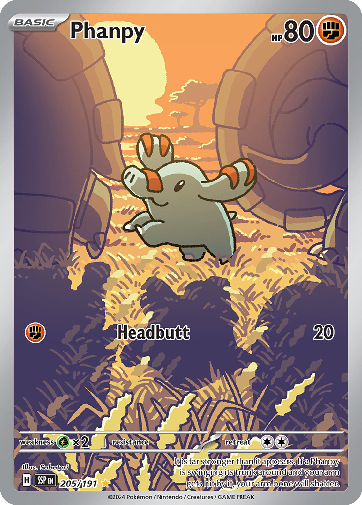 Phanpy - Surging Sparks - 205