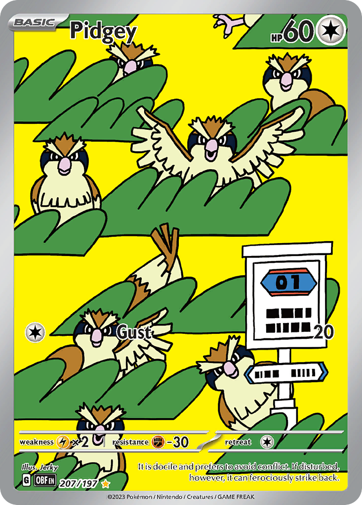 Pidgey - Obsidian Flames - 207